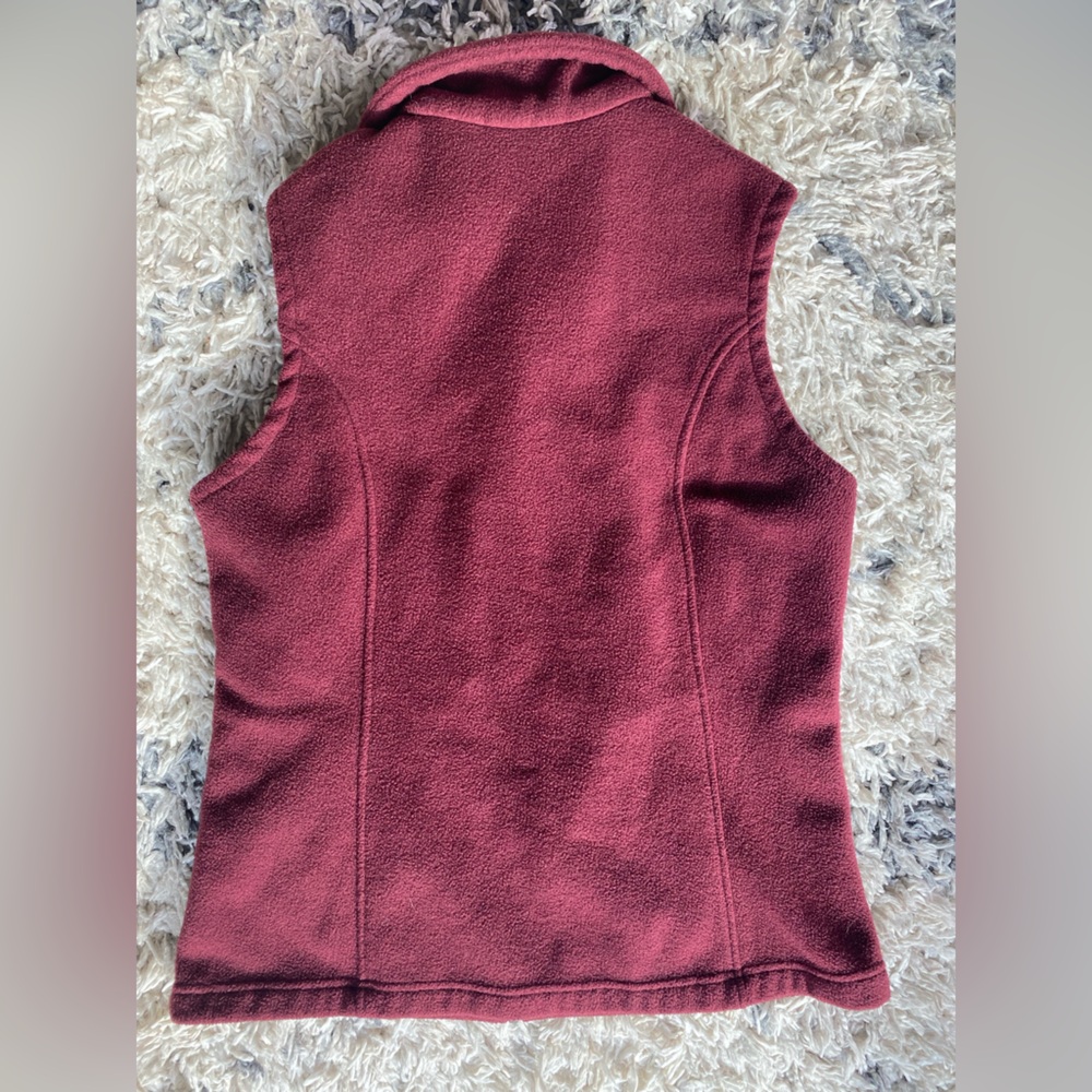Columbia fleece vest maroon - Picture 4 of 4